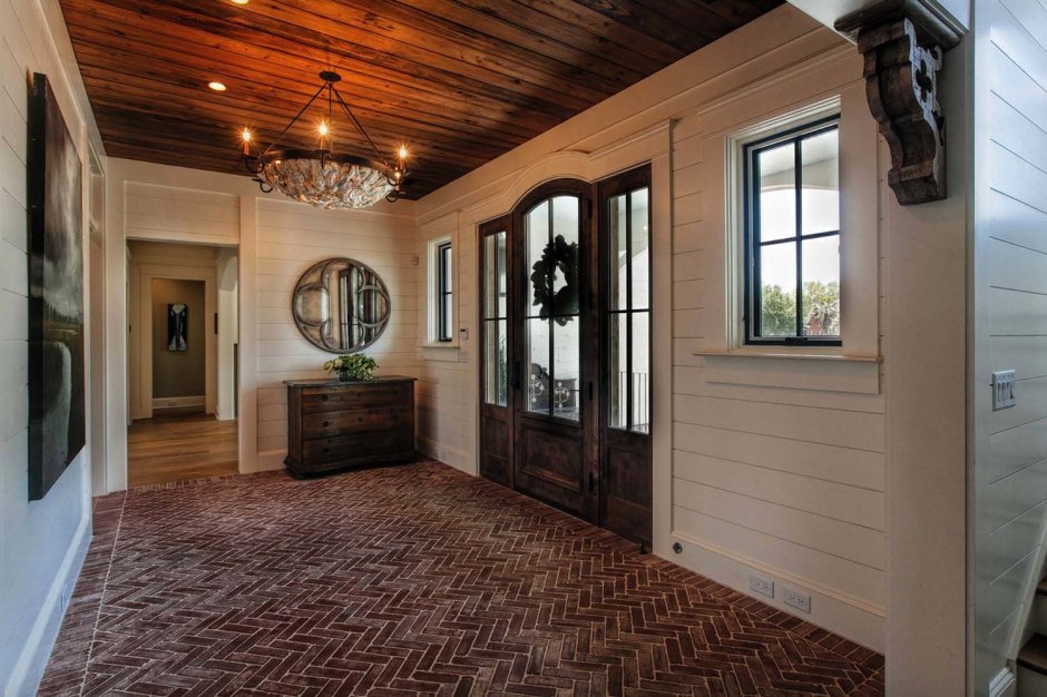 Холодный коридор в частном доме отделка стен