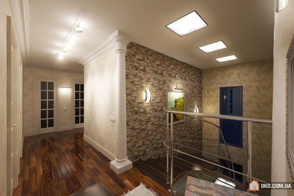 Освещение прихожей в частном доме