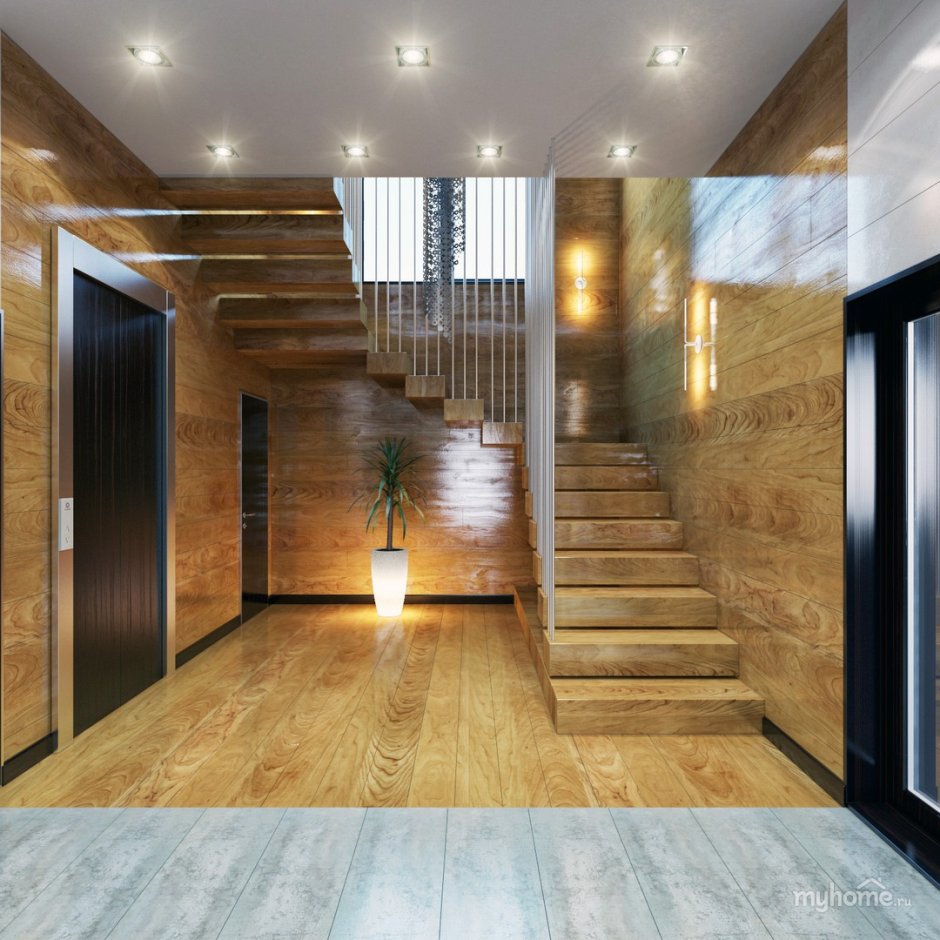 Отделка коттеджа внутри