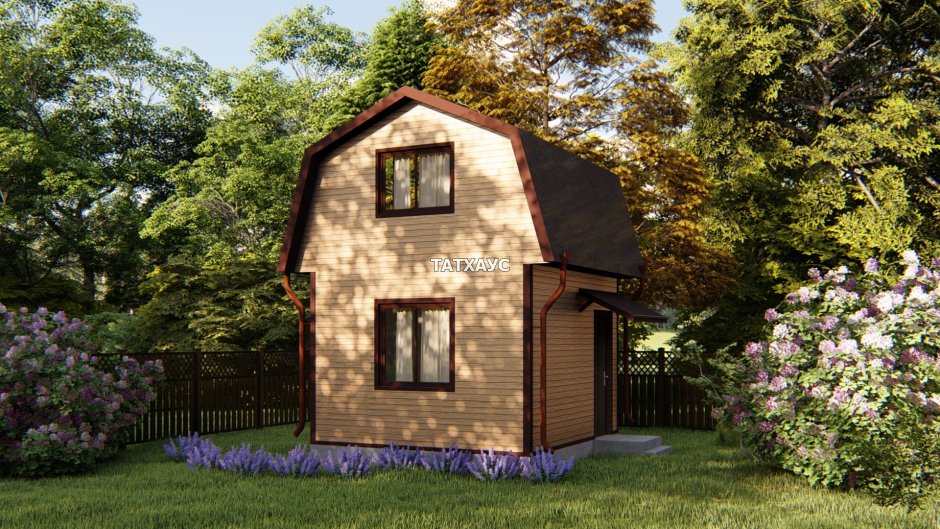 Маленький двухэтажный домик