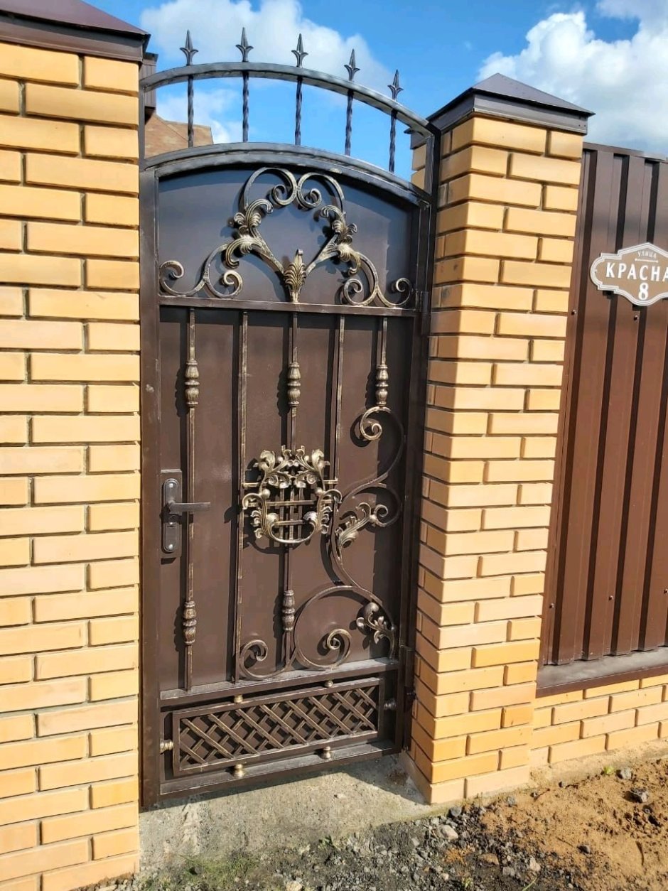 Кованная калитка Тулака