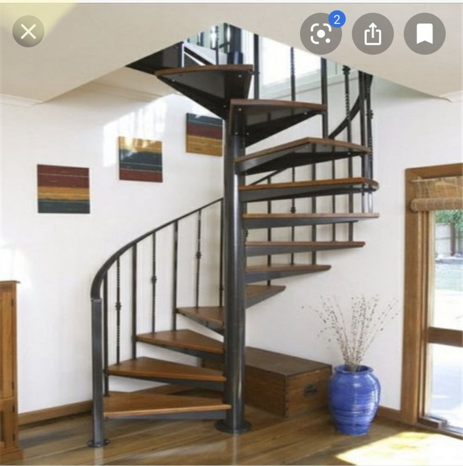 Винтовая лестница из листа