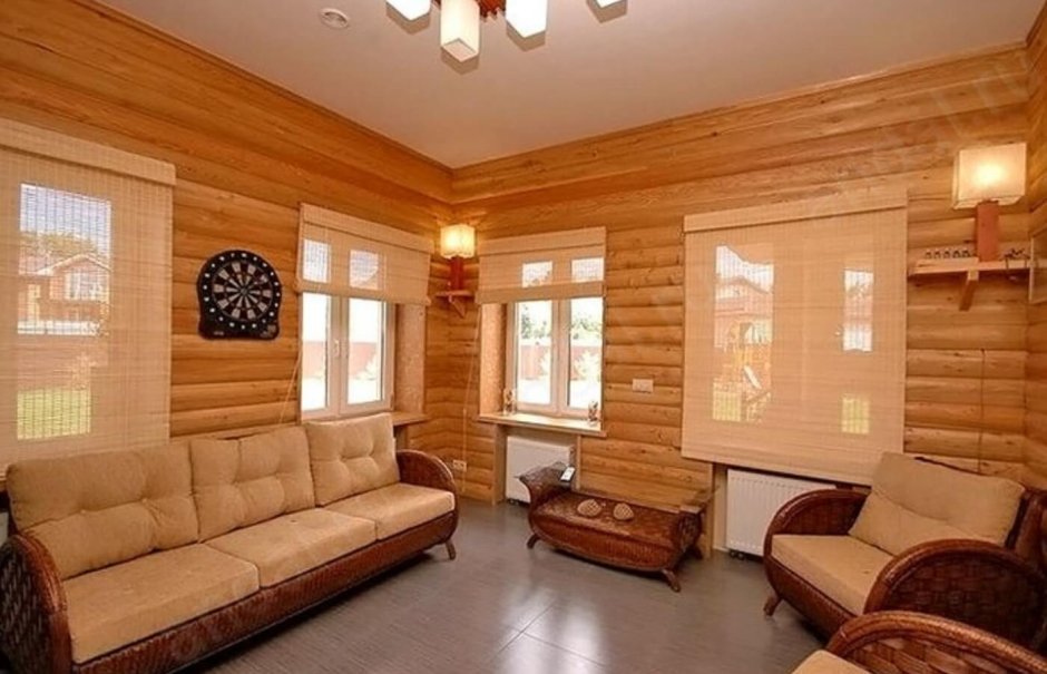 Вагонка блок-Хаус отделка стен