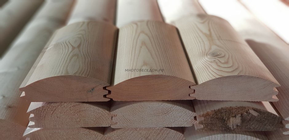 Имитация бревна для внутренней отделки