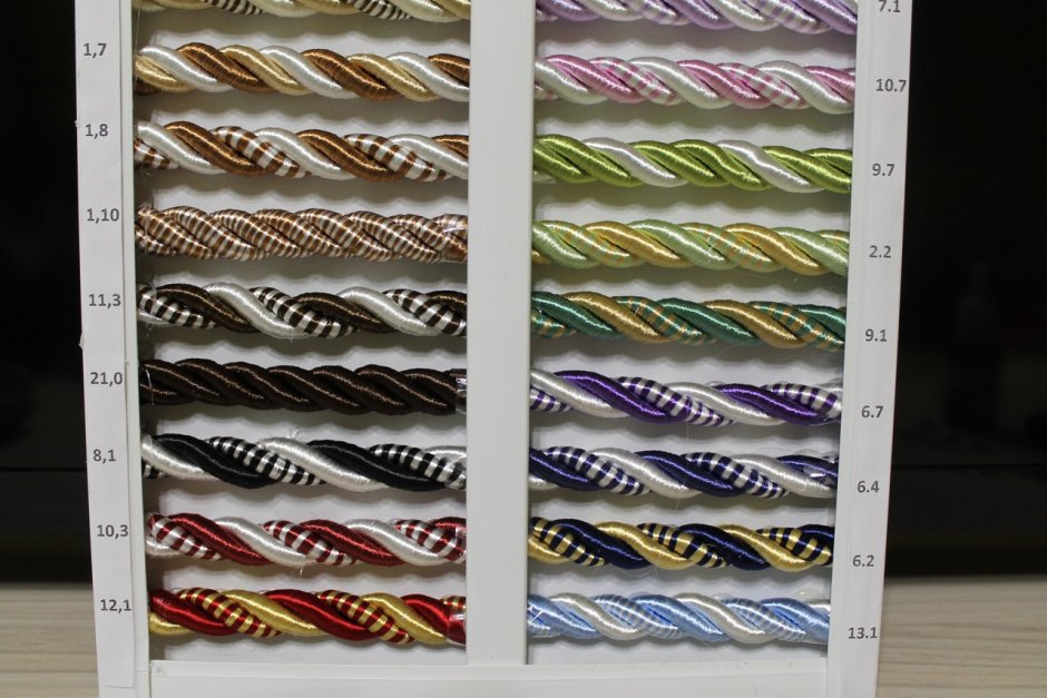 Шнур потолочный декоративный