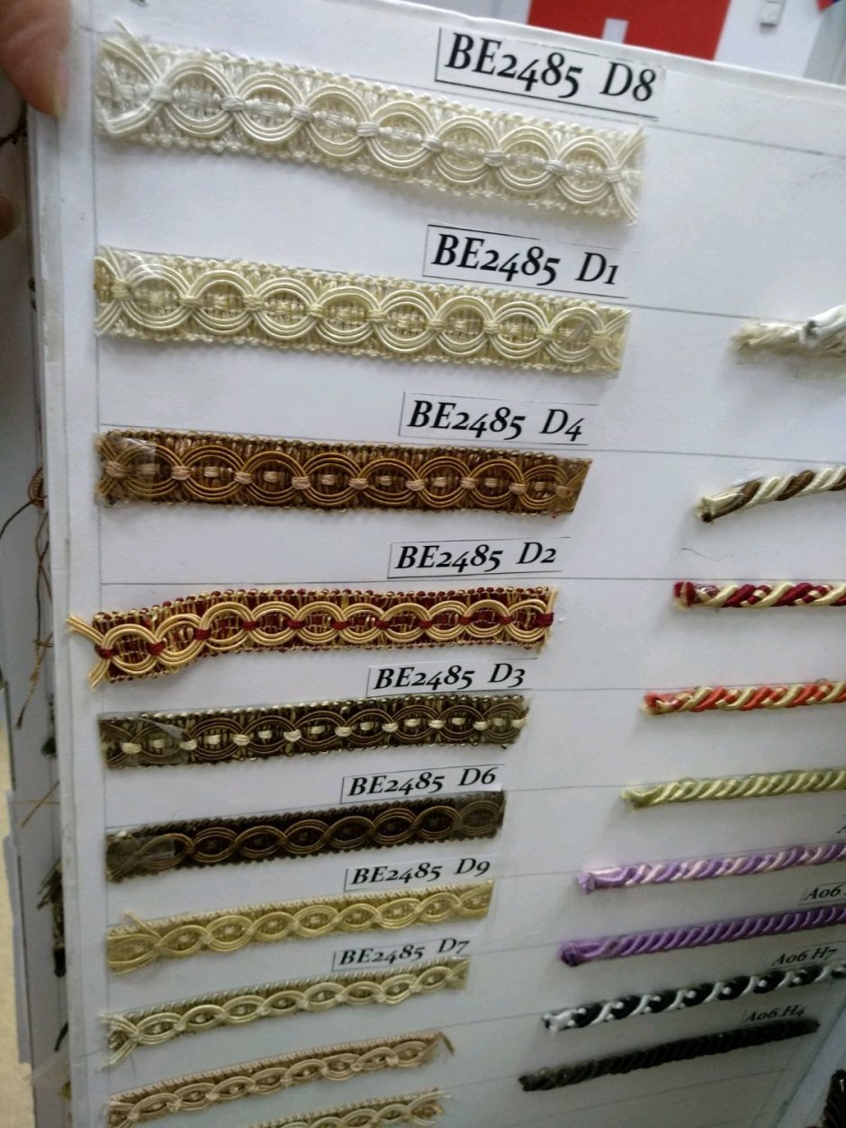 Декоративный канат для потолка в интерьере