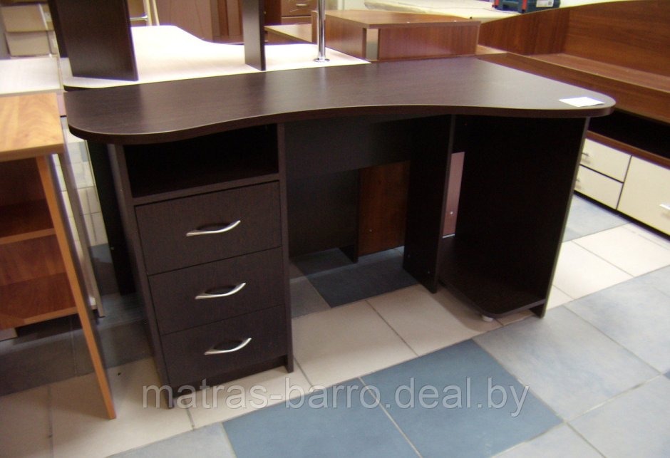 Стол сф248/22 компьютерный венге (1300*700*760) / вишня