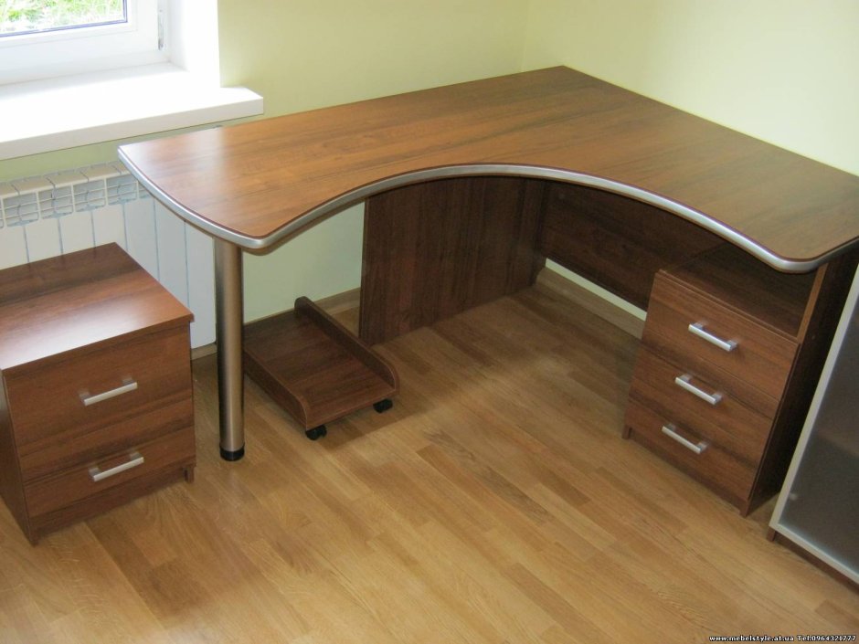 Угловой стол с тумбой Альфа 62 561