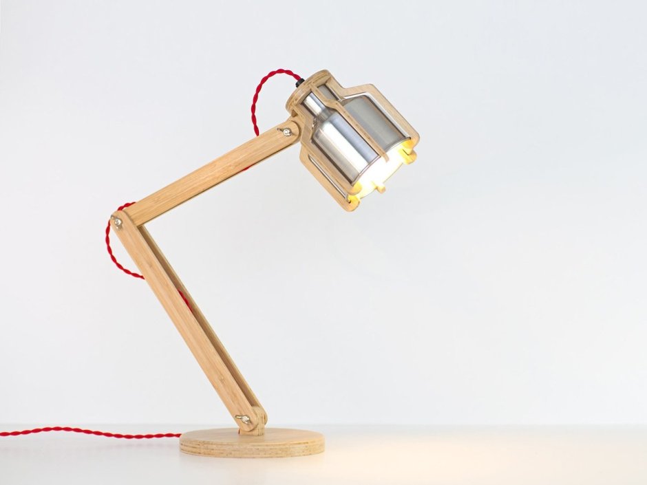 Самодельный настольный светильник