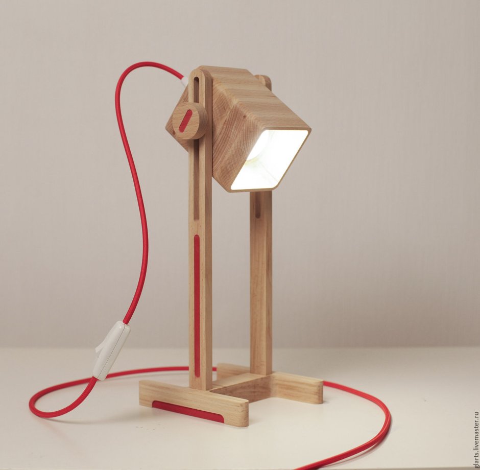 Самодельная настольная лампа