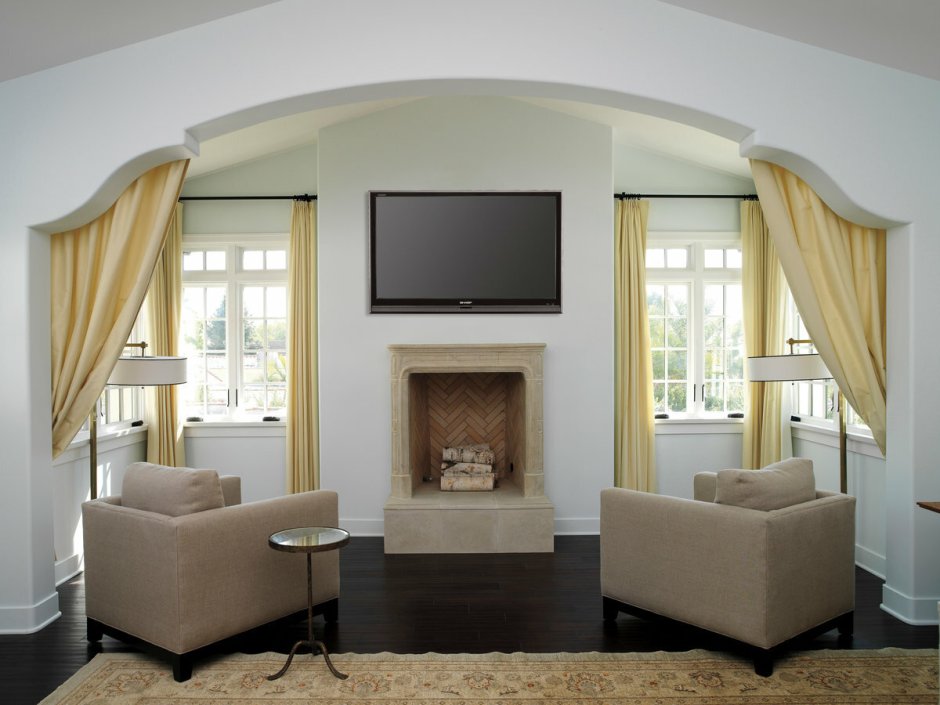 Арка из гипсокартона межкомнатная