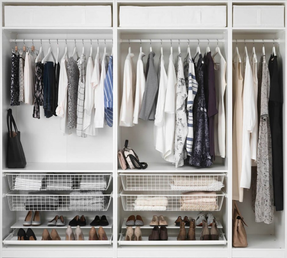 Яркая гардеробная