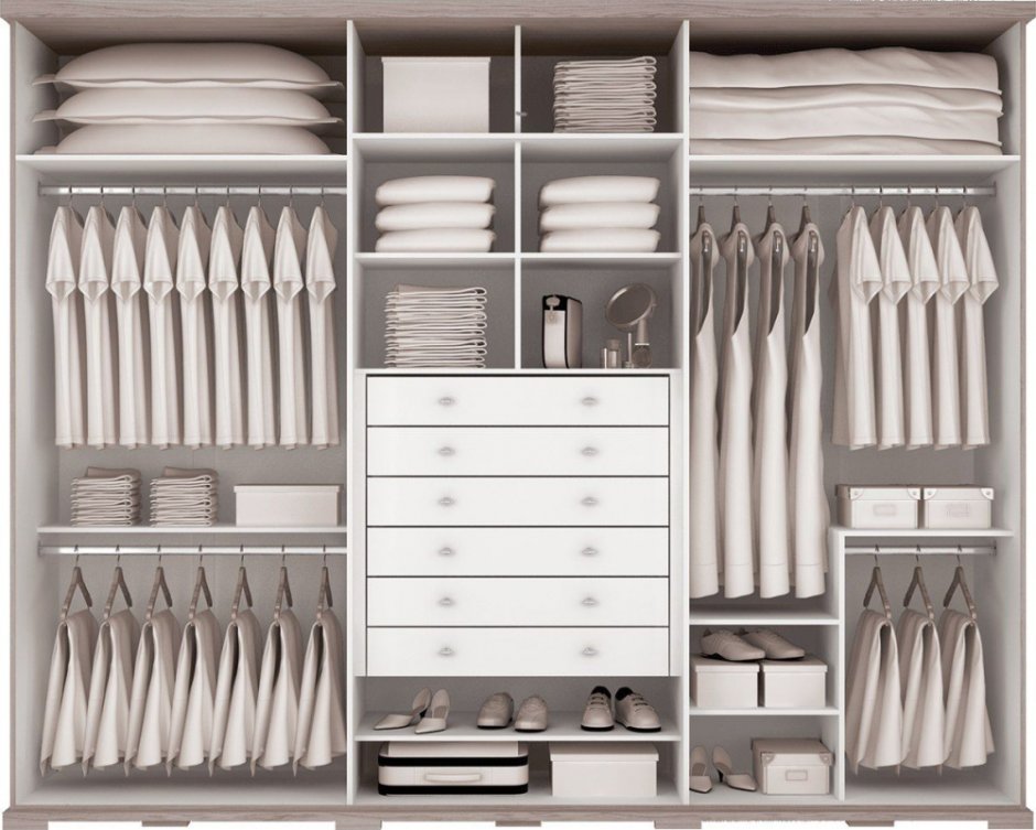 Наполнение шкафа купе