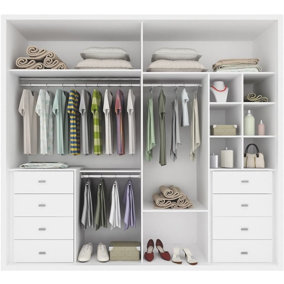 Удобная наполняемость шкафов