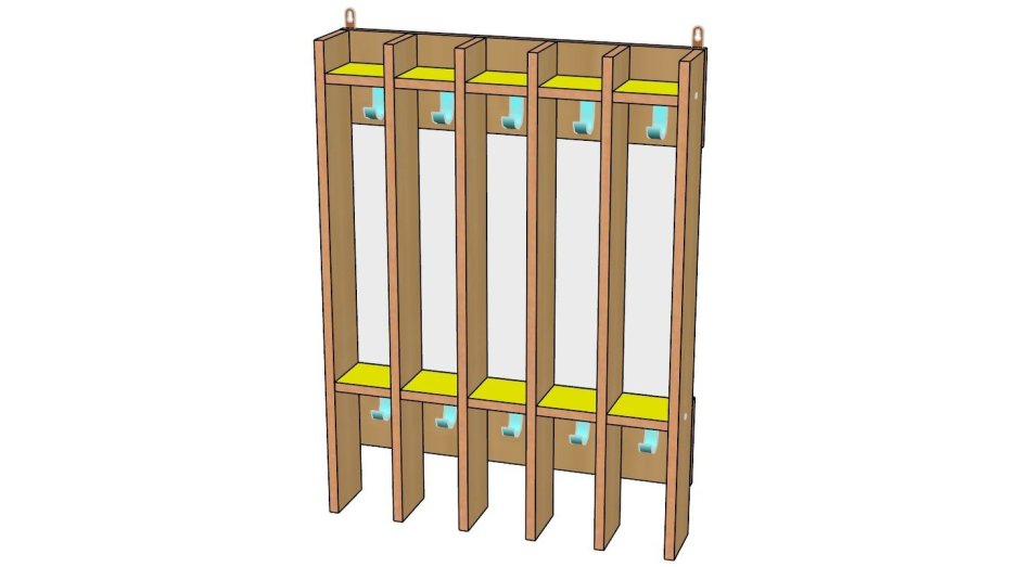 Карман на шкафчик в детский сад