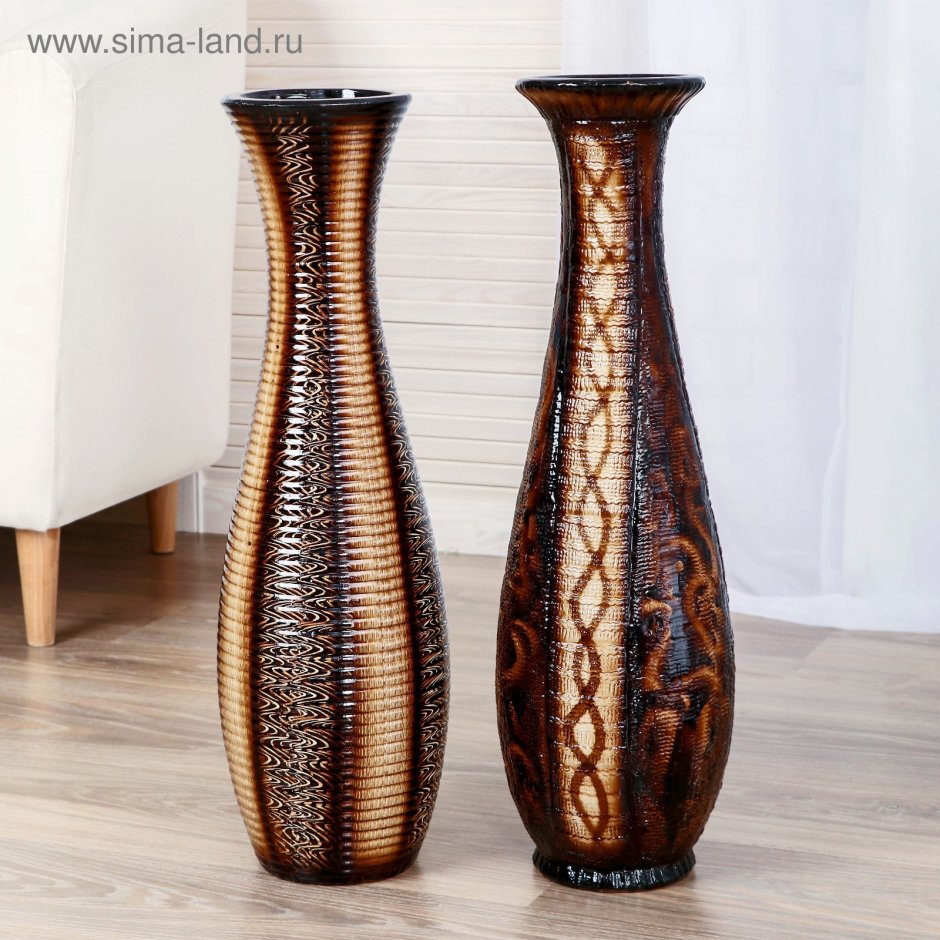 Керамические напольные вазы