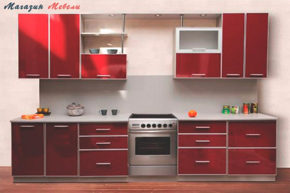 ДСВ кухня олива сирень