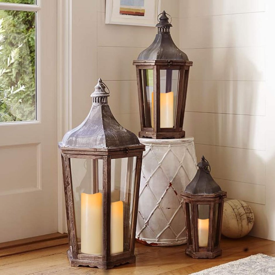 Декоративные фонари в интерьере квартиры