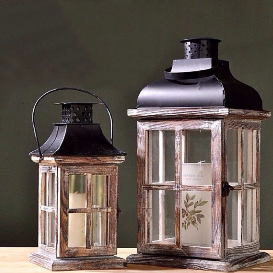 Новогодний светильник фонарь