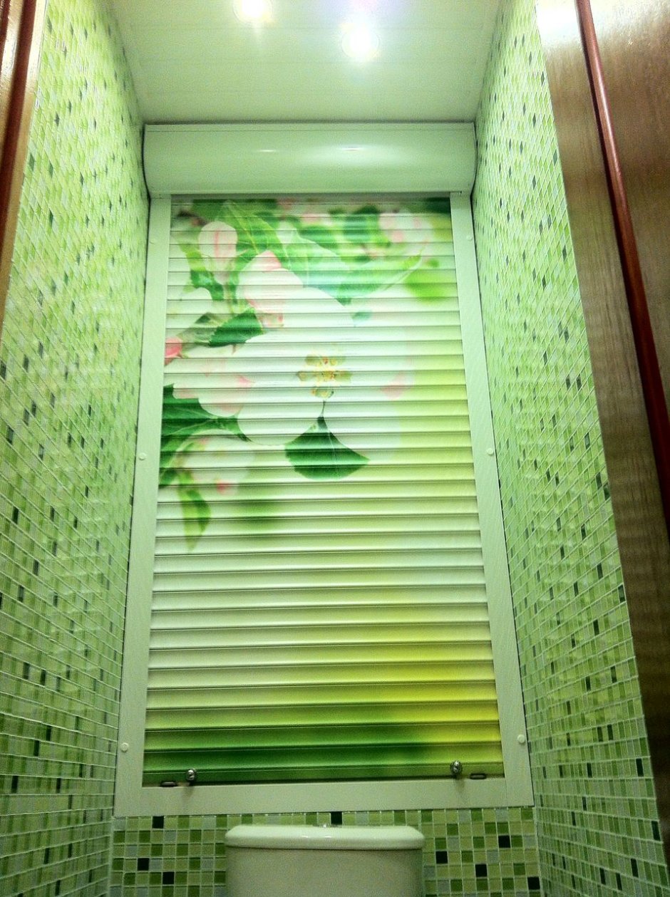 Дверь жалюзи в ванную
