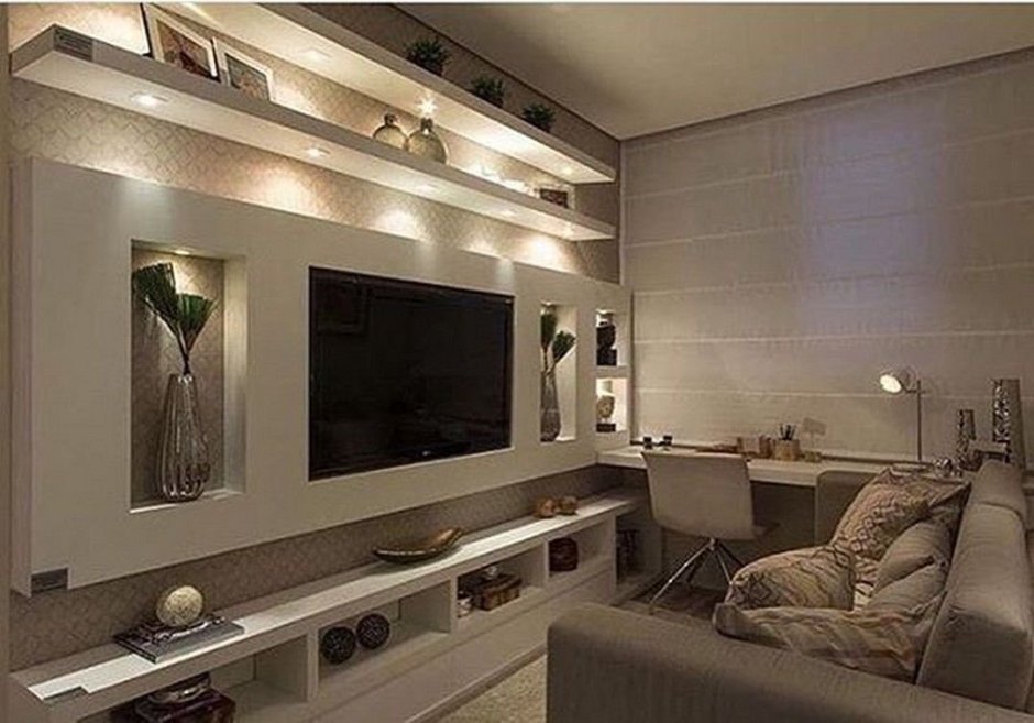 Телевизор в нише