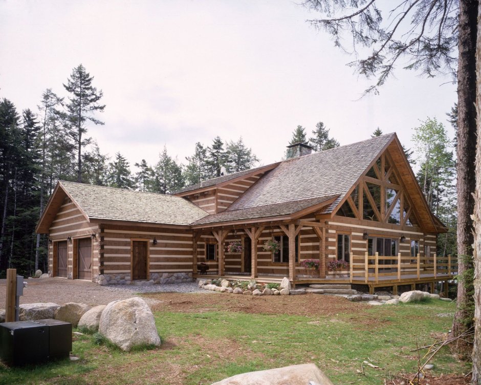 Сруб в скандинавском стиле