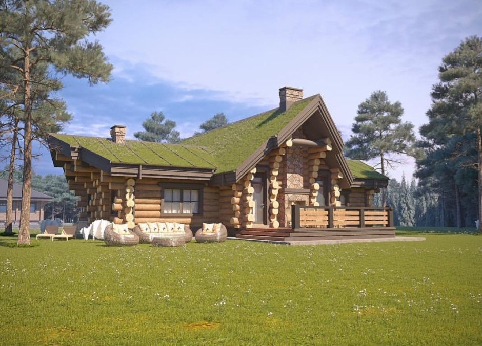 Хонка оцилиндрованного бревна