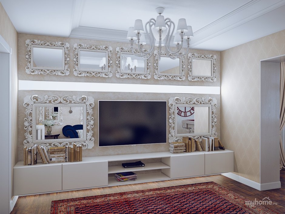 Рамки для телевизора из гипс