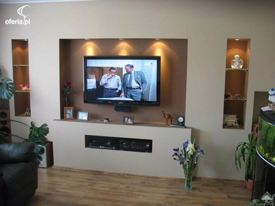 Ниши в стене для телевизора