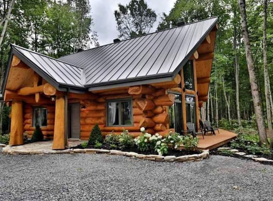 Красивые деревянные бани