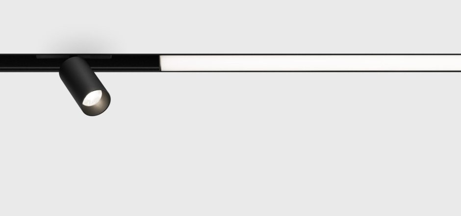 Трековый светильник светодиодный nostro 20 Вт, цвет чёрный