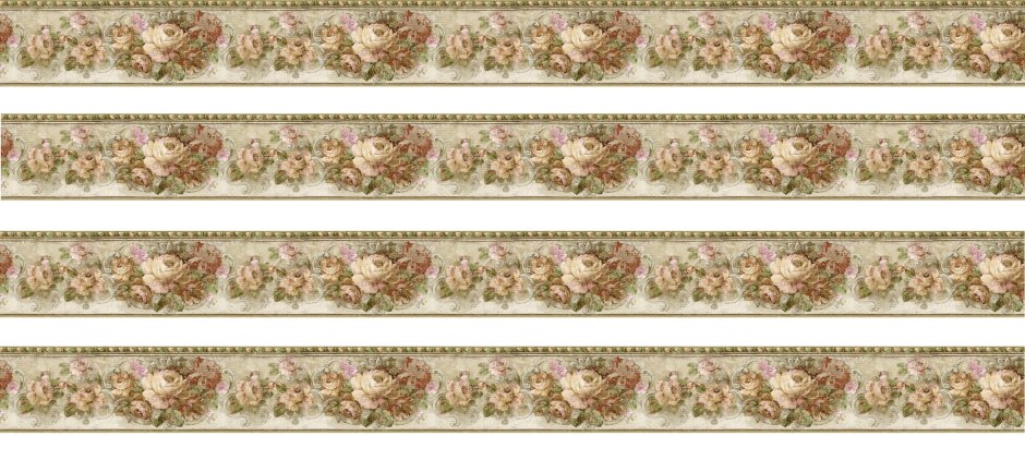 Круглые бордюры для декупажа