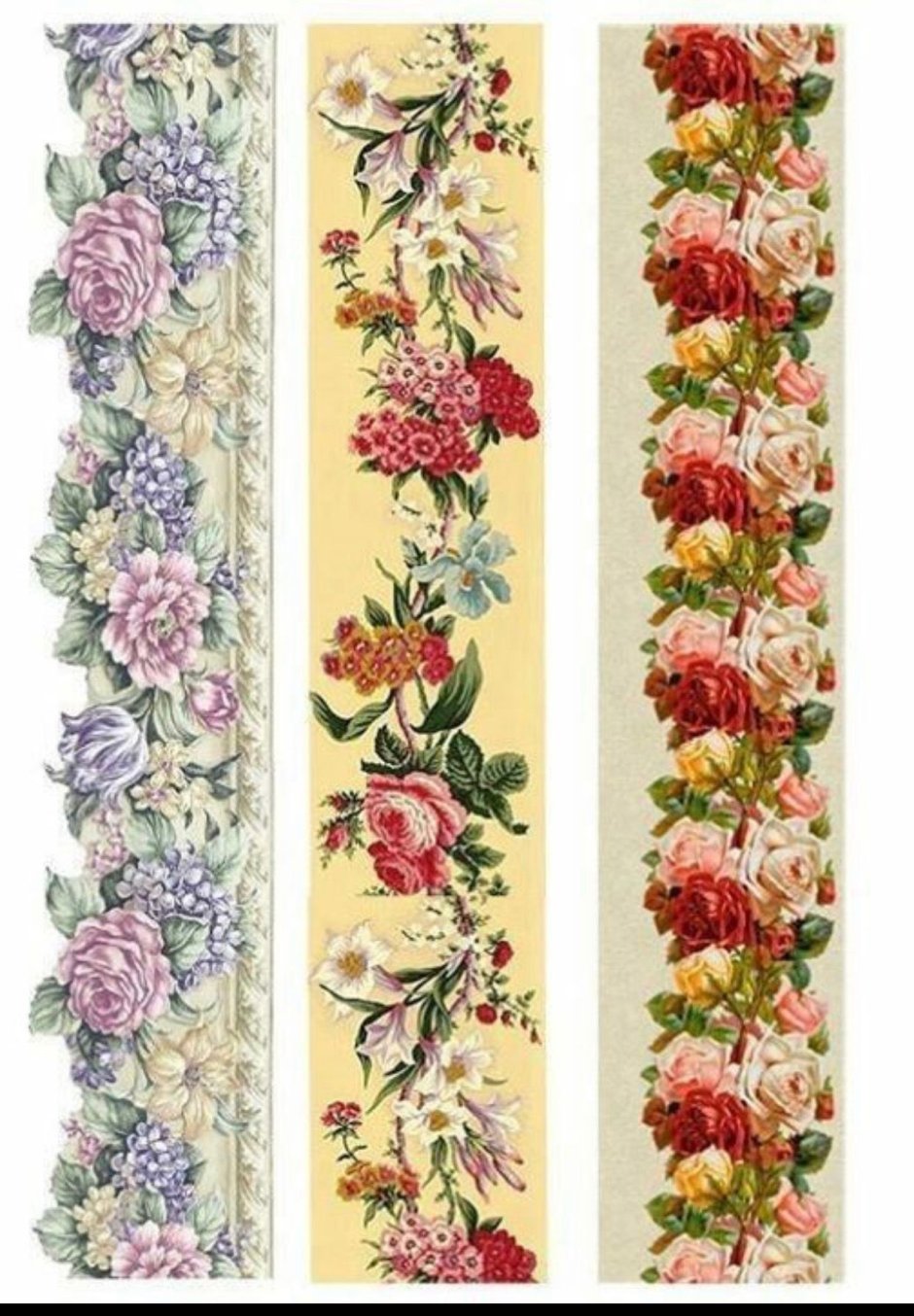 Красивые бордюры для декупажа