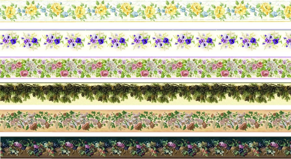 Винтажные бордюры