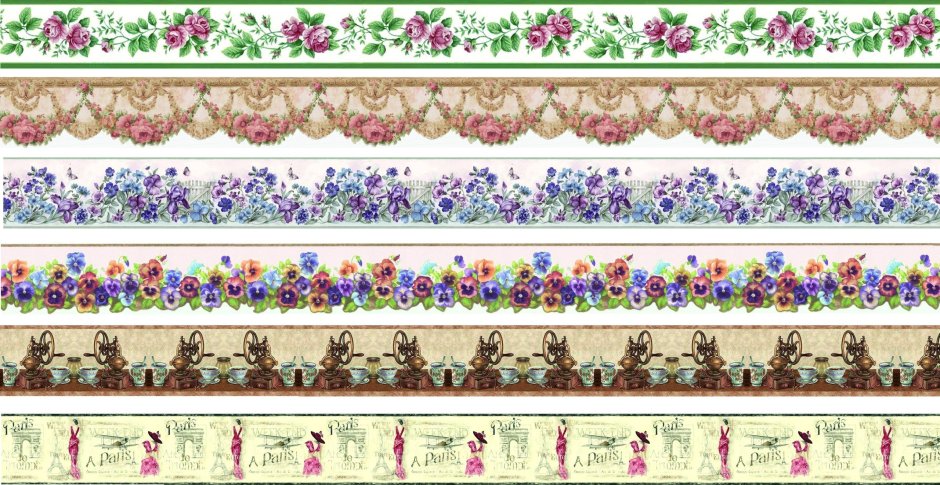 Бордюры для декупажа
