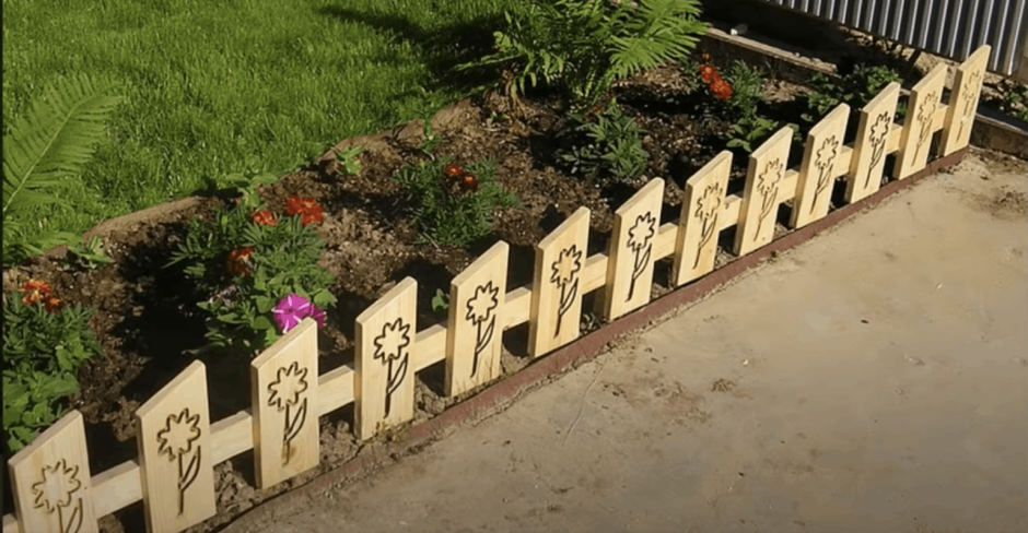 Мини заборчики для клумб