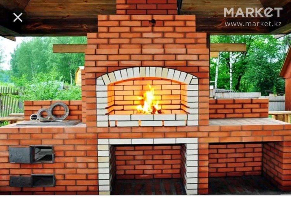 Мангал из кирпича