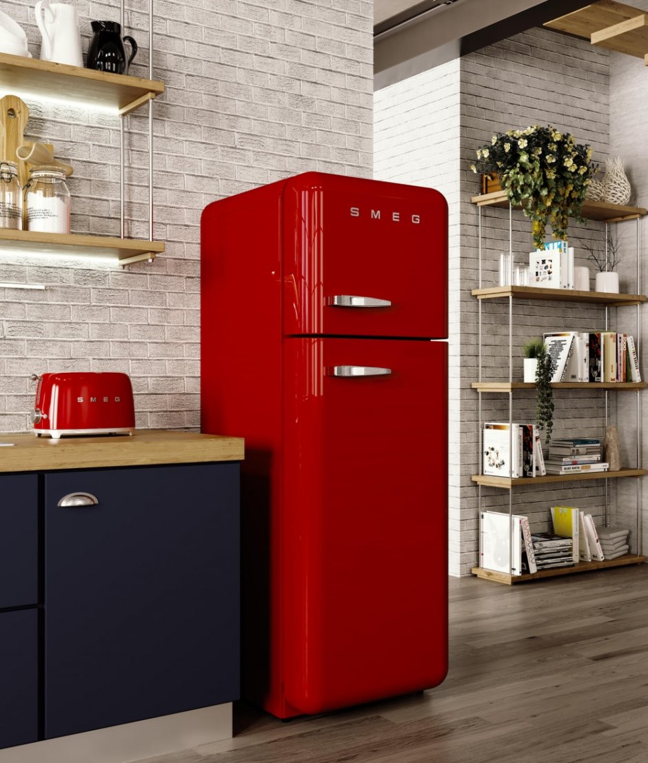 Холодильник Smeg fab32lcr3