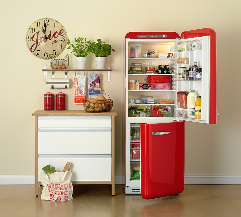 Холодильник Smeg fab50lbl