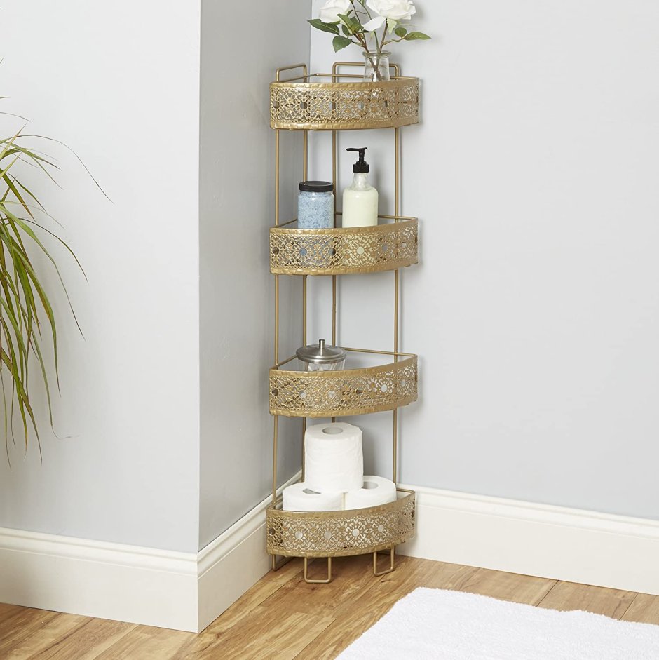 Угловая Этажерка в ванную