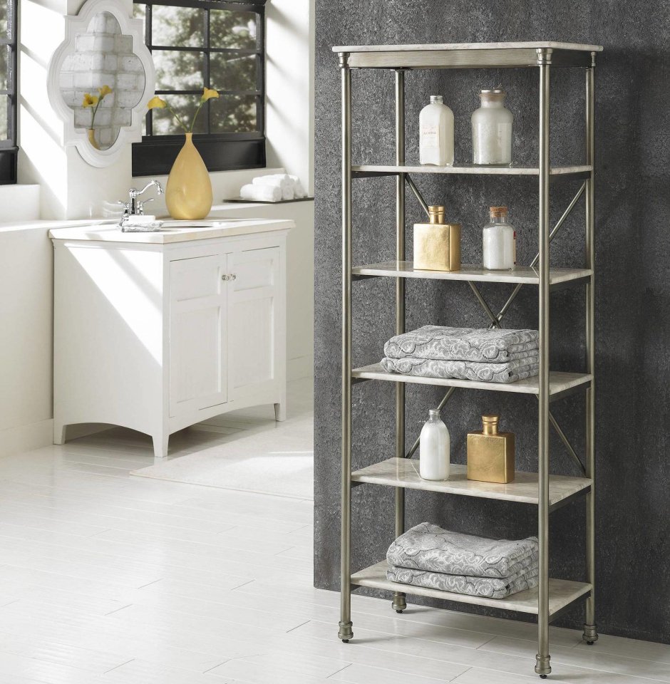 Полка idea узкая 4секции на колесах м2719