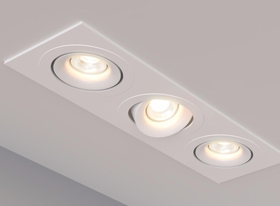 Marcel 3x led ge встраиваемый в потолок светильник Modular
