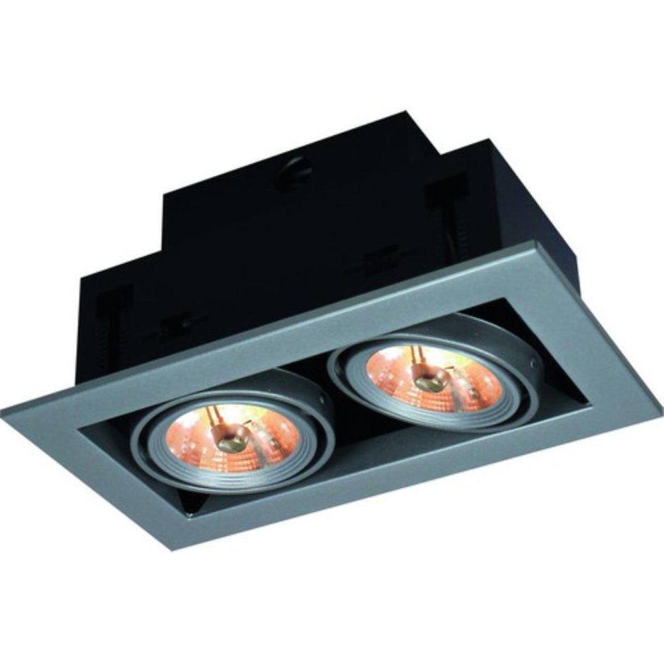 Арлайт двойной встраиваемый светильник