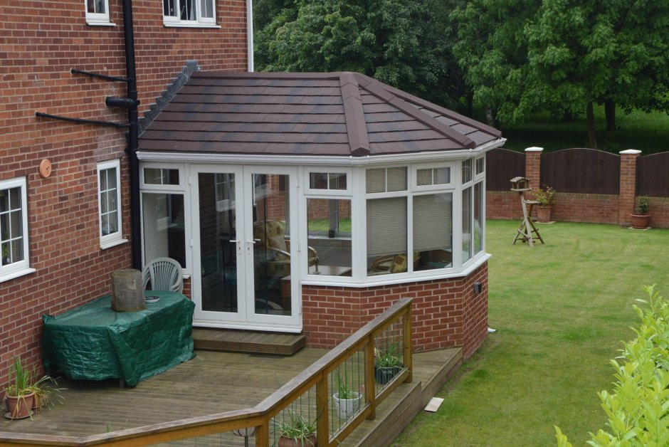 Дом с полукруглой верандой