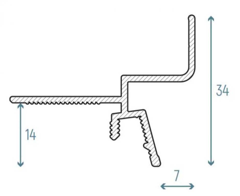 Профиль KRAAB Gipps с демпфером 2м