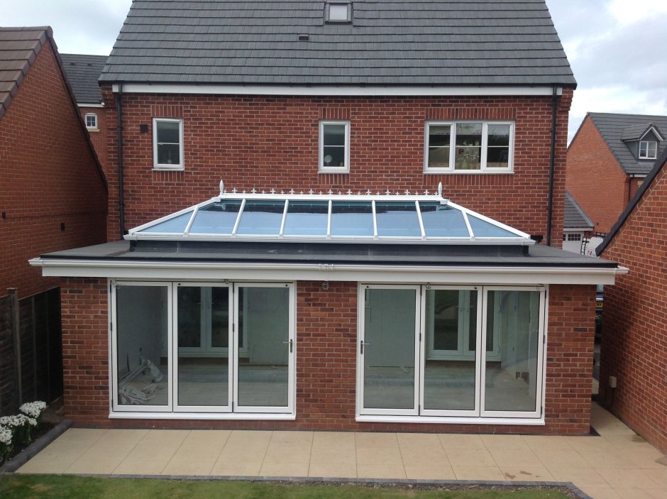 Крыша на пристройку к дому