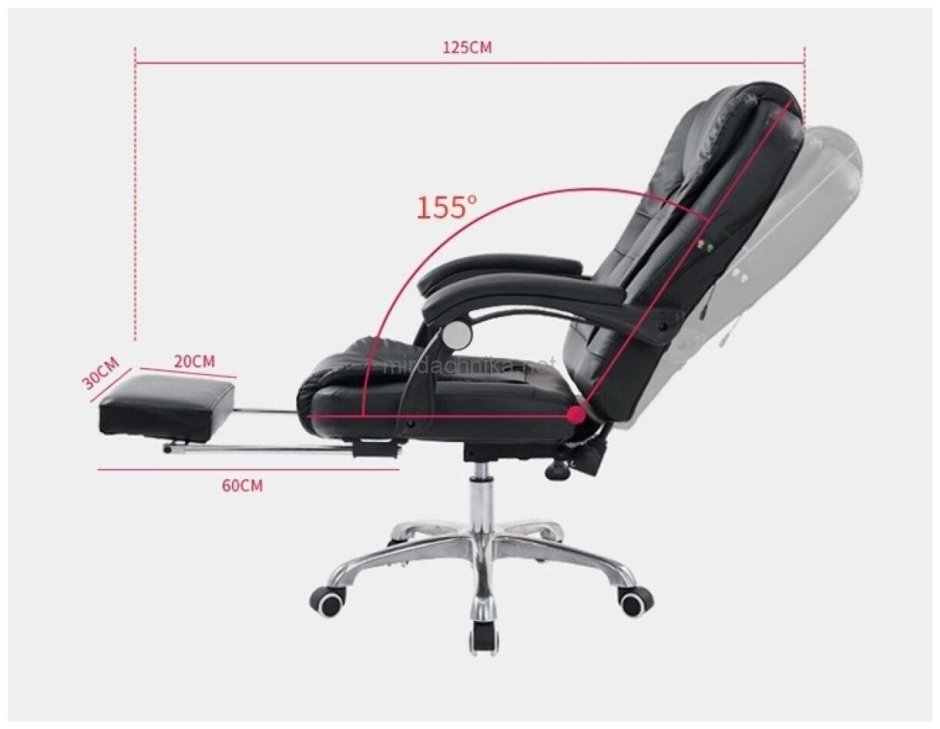 Офисное компьютерное кресло Boss с массажем