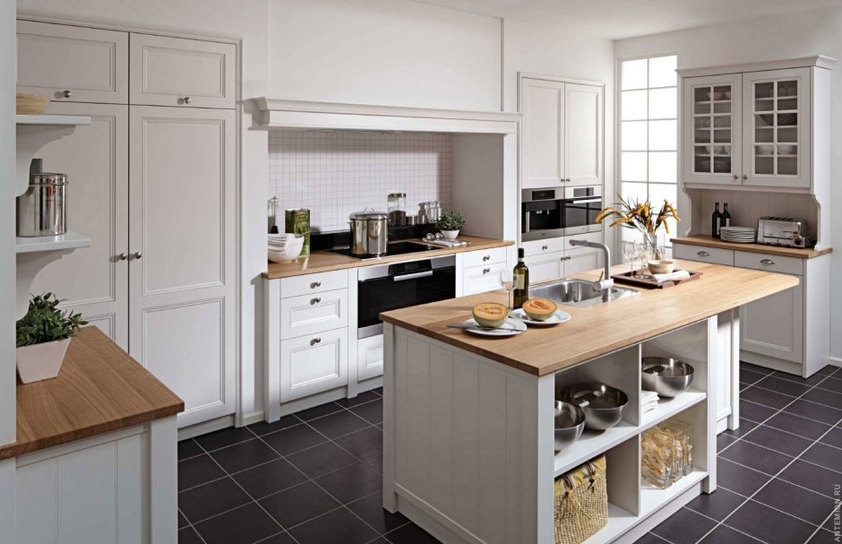 Кухонный гарнитур с островком