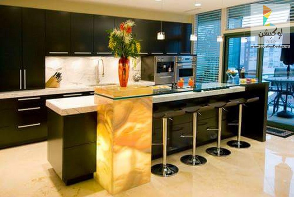 Кухонный островок круглый