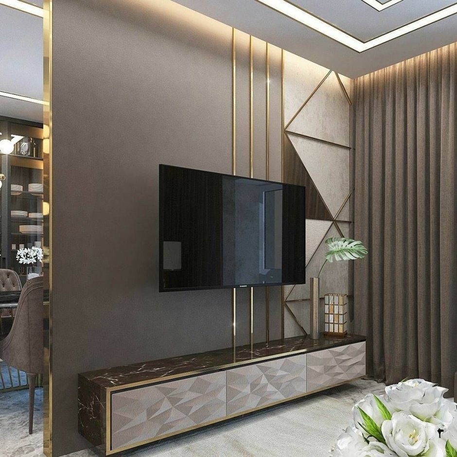 Декоративные панели для ТВ зоны